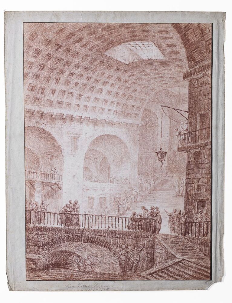 Gevangenisinterieur te Rome